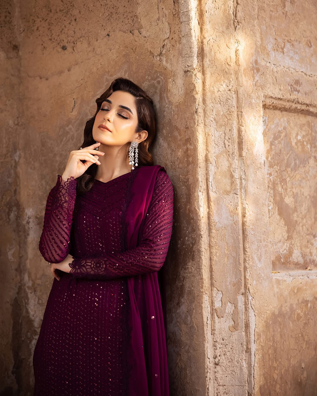 AZURE UNSTITCHED CHIFFON WEDDING AND PARTY WEAR COLLECTION