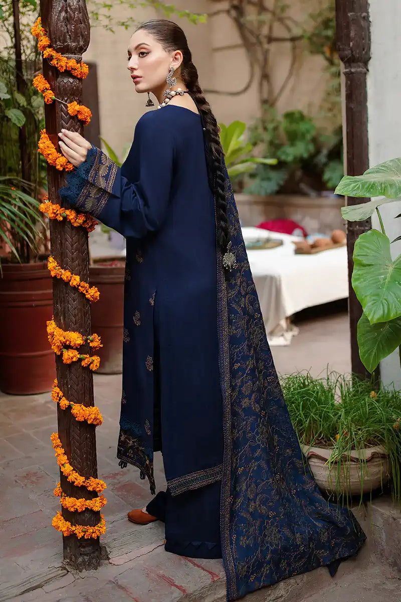 BAREEZE WINTER UNSTITCHED DHANAK 3PC