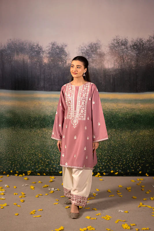URGE Unstitched Dhanak 2PC With Dhanak Embroidered Trouser