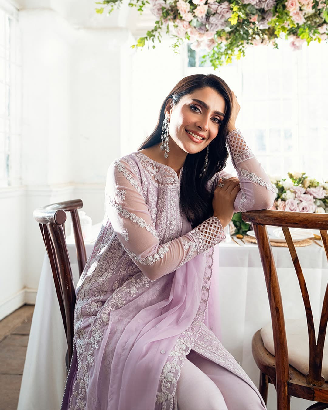AZURE UNSTITCHED CHIFFON WEDDING AND PARTY WEAR COLLECTION