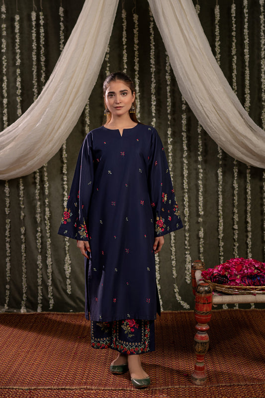 URGE Unstitched Dhanak 2PC With Dhanak Embroidered Trouser