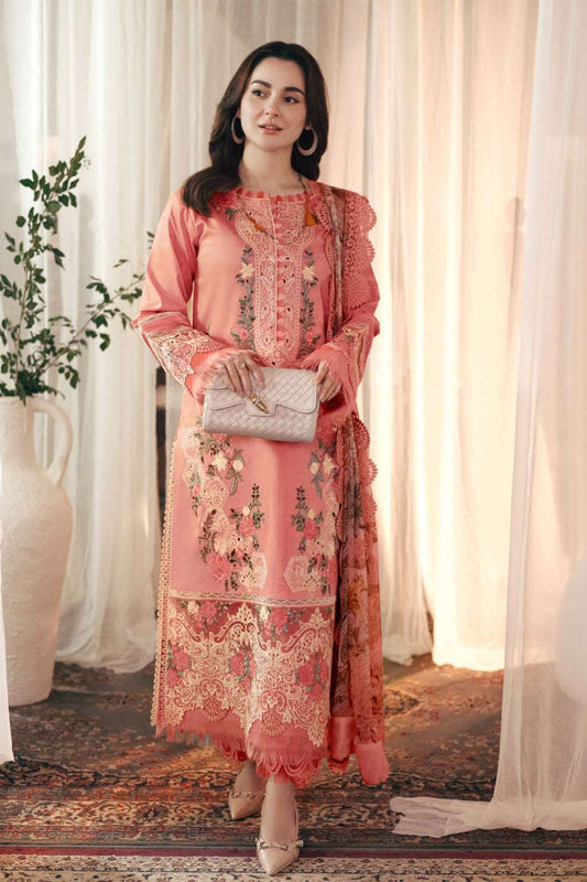 COCO BY ZARA CHIKENKARI EMBROIDED DUPATTA WITH DIGITAL PRINT VOIL DUPATTA BIC_1097