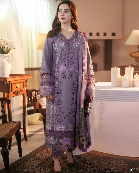 COCO BY ZARA CHIKENKARI EMBROIDED LAWN 3PC WITH VOIL PRINT DUPATTA BIC_1099