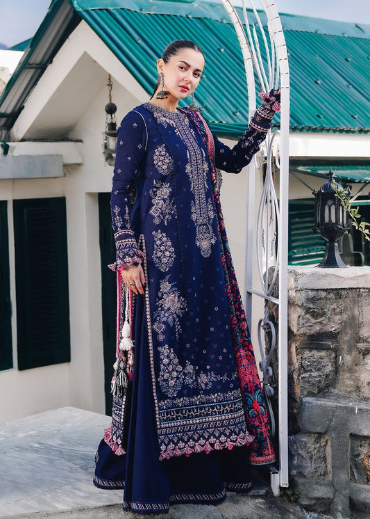 HANIA AMIR EMBROIDED LAWN 3PC WITH DIAMOND DIGITAL PRINT DUPATTA BIC_1051