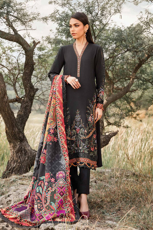 MARIA B EMBROIDED LAWN 3PC WITH DIAMOND DIGITAL ORINT DUPATTA BIC_1050
