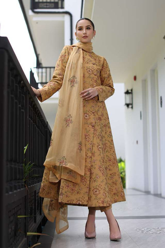 BAREEZE EMBROIDED LAWN 3PC WITH ZARRI EMBROIDED CHIFFON DUPATTA BIC_1029