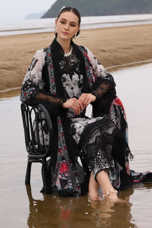 NUREH PRINTED LAWN 3PC WITH SOFT CHIFFON DUPATTA